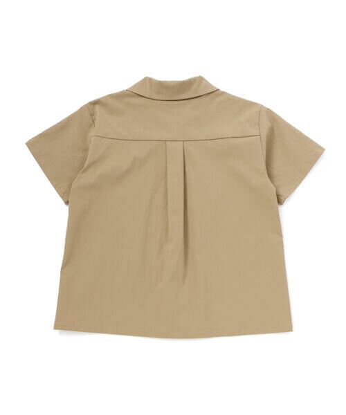 BeBe / べべ シャツ・ブラウス | 【接触冷感】リップストップオープンカラーセットアップ(100~160cm) | 詳細10