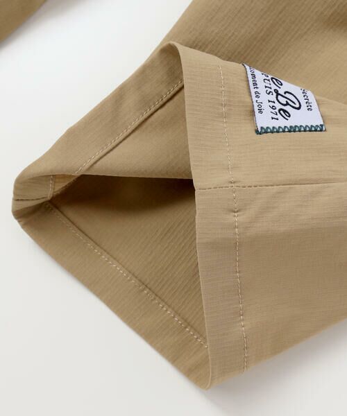 BeBe / べべ シャツ・ブラウス | 【接触冷感】リップストップオープンカラーセットアップ(100~160cm) | 詳細15