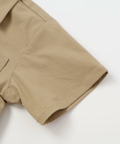 BeBe / べべ シャツ・ブラウス | 【接触冷感】リップストップオープンカラーセットアップ(100~160cm) | 詳細19