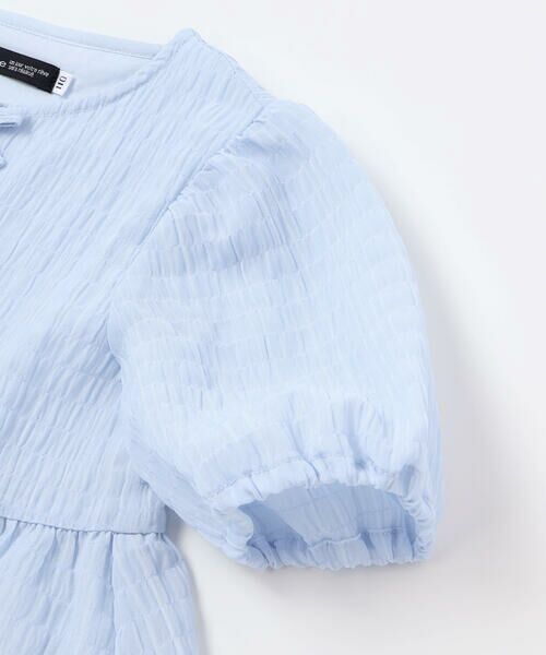 BeBe / べべ シャツ・ブラウス | フロント3連リボンペプラムブラウス(100~150cm) | 詳細10