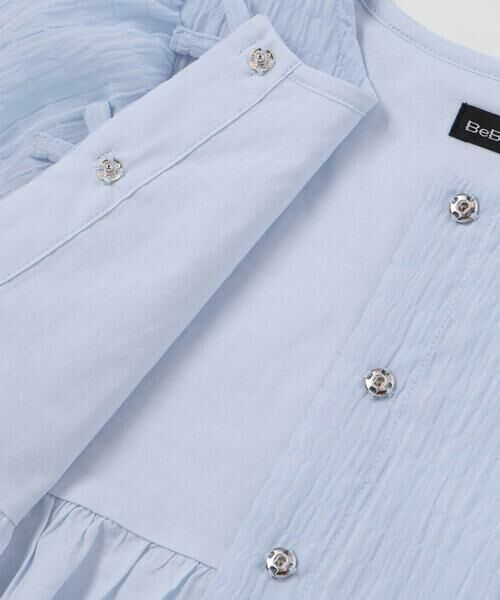 BeBe / べべ シャツ・ブラウス | フロント3連リボンペプラムブラウス(100~150cm) | 詳細12