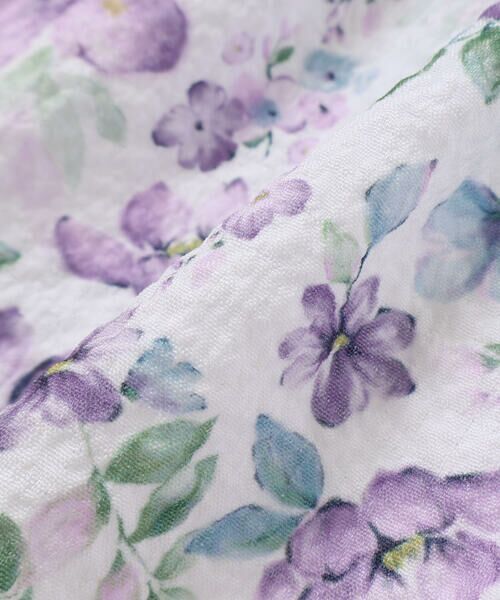 BeBe / べべ ショート・ハーフ・半端丈パンツ | 【お揃い】ジャルダンフルーリプリントサッカーキュロットパンツ(90~150cm) | 詳細14