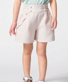BeBe / べべ ショート・ハーフ・半端丈パンツ | リネン調キャンバスポケットフリルショートパンツ(90~160cm)
