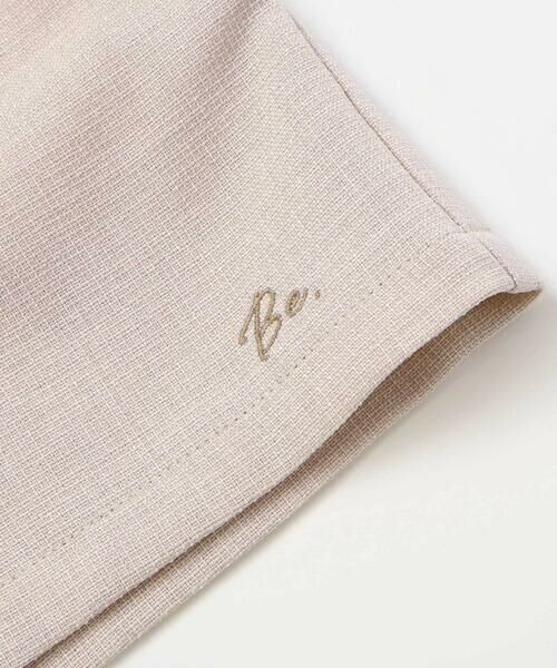 BeBe / べべ ショート・ハーフ・半端丈パンツ | リネン調キャンバスポケットフリルショートパンツ(90~160cm) | 詳細13