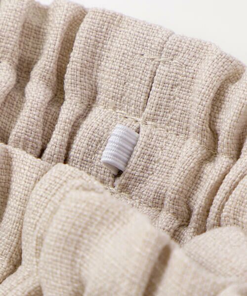 BeBe / べべ ショート・ハーフ・半端丈パンツ | リネン調キャンバスポケットフリルショートパンツ(90~160cm) | 詳細16