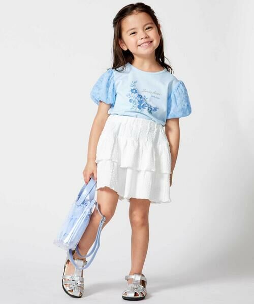 BeBe / べべ ショート・ハーフ・半端丈パンツ | フクレジャガードカットソーヒラミニショートパンツ(80~140cm) | 詳細2