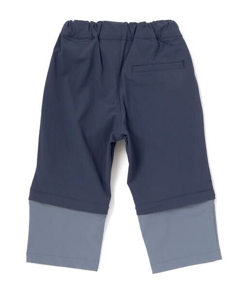 BeBe / べべ ショート・ハーフ・半端丈パンツ | リップストップストレッチ配色コンバーチブルパンツ(90~160cm) | 詳細4