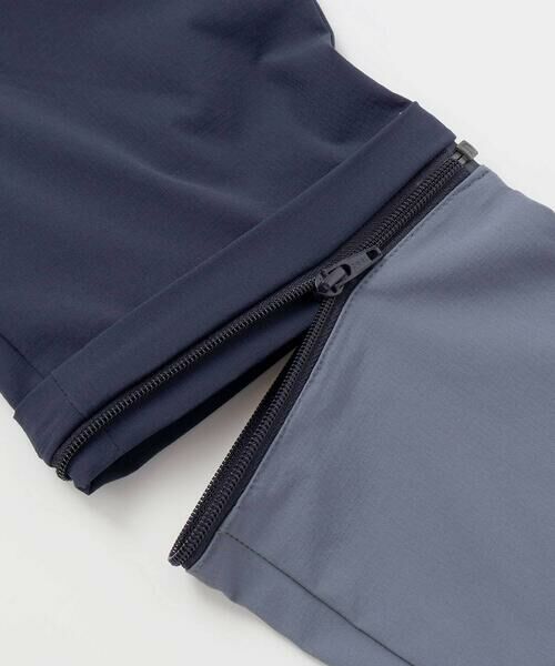 BeBe / べべ ショート・ハーフ・半端丈パンツ | リップストップストレッチ配色コンバーチブルパンツ(90~160cm) | 詳細9