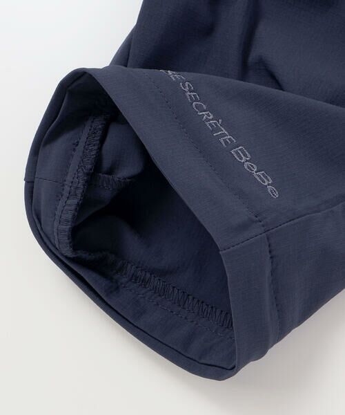 BeBe / べべ ショート・ハーフ・半端丈パンツ | リップストップストレッチ配色コンバーチブルパンツ(90~160cm) | 詳細11