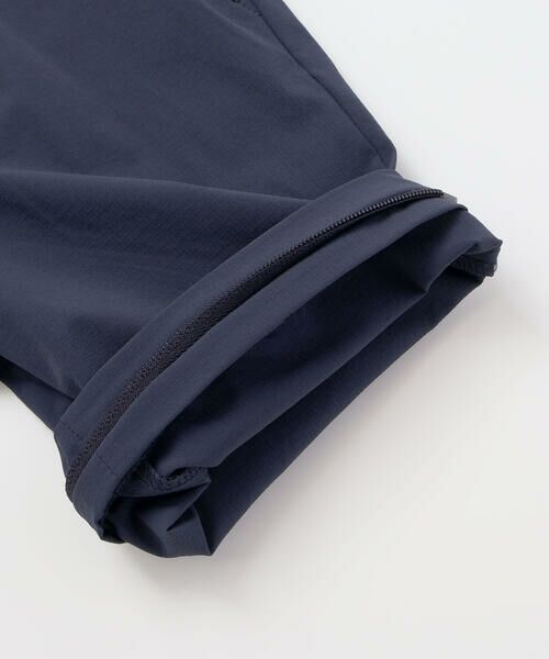 BeBe / べべ ショート・ハーフ・半端丈パンツ | リップストップストレッチ配色コンバーチブルパンツ(90~160cm) | 詳細12