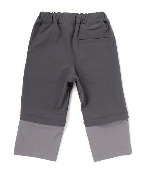BeBe / べべ ショート・ハーフ・半端丈パンツ | リップストップストレッチ配色コンバーチブルパンツ(90~160cm) | 詳細20