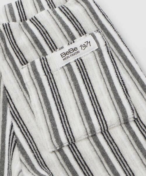 BeBe / べべ ショート・ハーフ・半端丈パンツ | パイルランダムストライプハーフパンツ(80~150cm) | 詳細12
