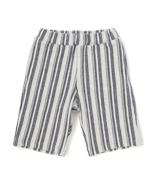 BeBe / べべ ショート・ハーフ・半端丈パンツ | パイルランダムストライプハーフパンツ(80~150cm) | 詳細15