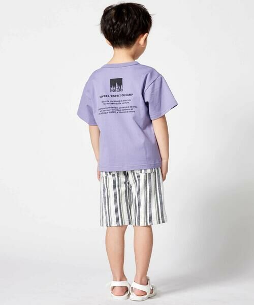 BeBe / べべ ショート・ハーフ・半端丈パンツ | パイルランダムストライプハーフパンツ(80~150cm) | 詳細5