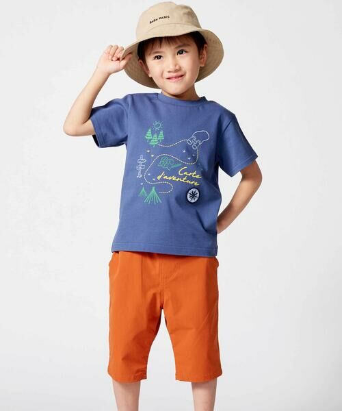 BeBe / べべ ショート・ハーフ・半端丈パンツ | タグポケットクライミングカラーハーフパンツ(80~150cm) | 詳細15