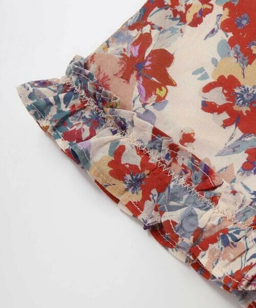 BeBe / べべ ショート・ハーフ・半端丈パンツ | 【お揃い】【DEVEAUX】ローンフラワープリントフリルショートパンツ(90~140cm) | 詳細12