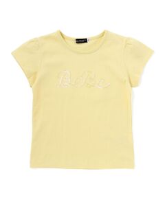 BeBe / べべ Tシャツ | クリアスパンコールロゴ天竺半袖Tシャツ(100~150cm)