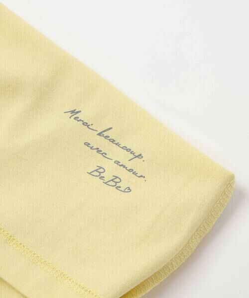 BeBe / べべ Tシャツ | クリアスパンコールロゴ天竺半袖Tシャツ(100~150cm) | 詳細9