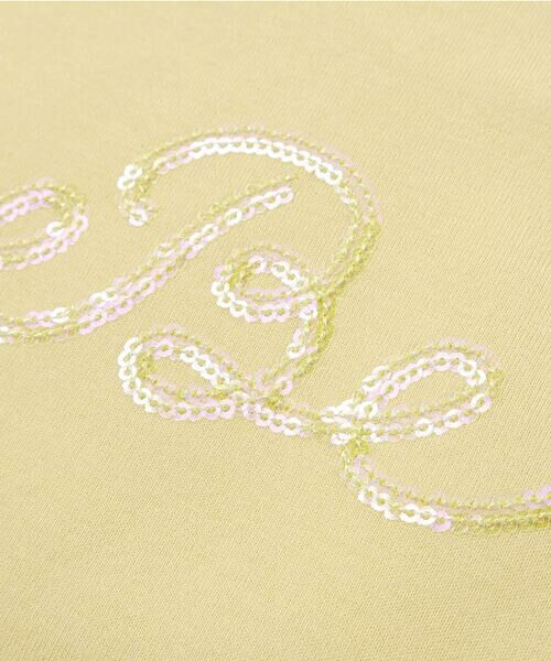 BeBe / べべ Tシャツ | クリアスパンコールロゴ天竺半袖Tシャツ(100~150cm) | 詳細5