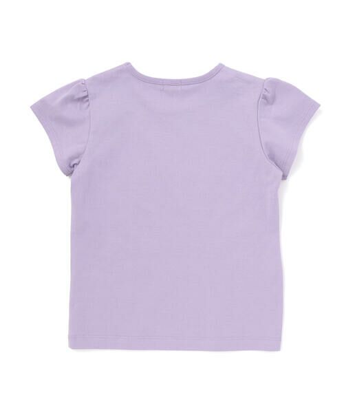 BeBe / べべ Tシャツ | クリアスパンコールロゴ天竺半袖Tシャツ(100~150cm) | 詳細12