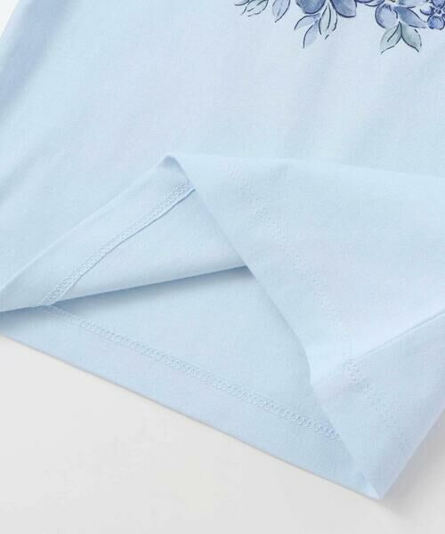 BeBe / べべ Tシャツ | ジャルダンフルーリプリントレースバルーンスリーブ天竺Tシャツ(80~150cm) | 詳細15