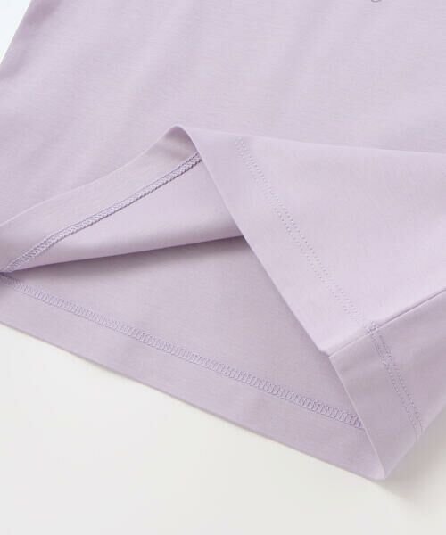 BeBe / べべ Tシャツ | サテンフラワーモチーフポンチ半袖Tシャツ(100~160cm) | 詳細14