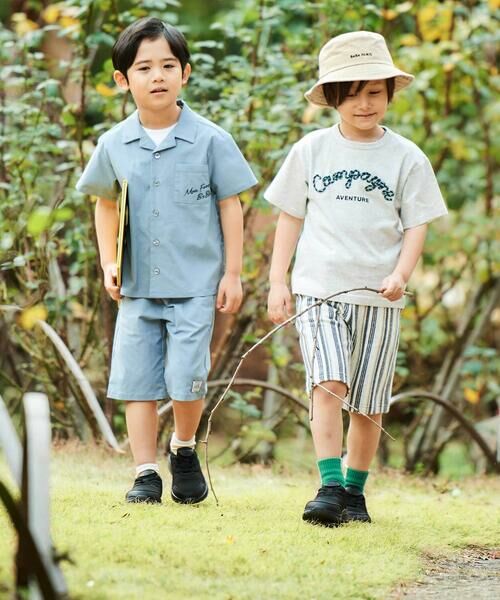 BeBe / べべ Tシャツ | コード刺しゅうロゴ天竺半袖Tシャツ(90~160cm) | 詳細2