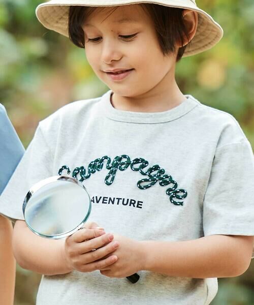 BeBe / べべ Tシャツ | コード刺しゅうロゴ天竺半袖Tシャツ(90~160cm) | 詳細3