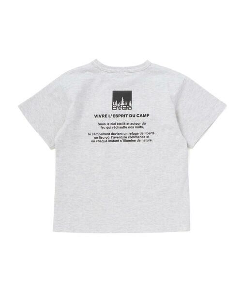 BeBe / べべ Tシャツ | コード刺しゅうロゴ天竺半袖Tシャツ(90~160cm) | 詳細5