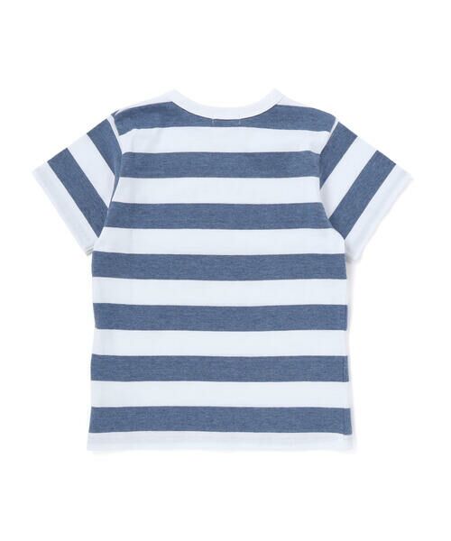 BeBe / べべ Tシャツ | ボーダーキャンピングカープリント杢天竺半袖Tシャツ(80~150cm) | 詳細2