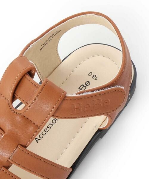 BeBe / べべ サンダル | Tストラップメッシュカメサンダル(13~19cm) | 詳細6
