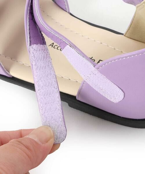 BeBe / べべ サンダル | Tストラップフラワーモチーフメッシュサンダル(15~21cm) | 詳細9