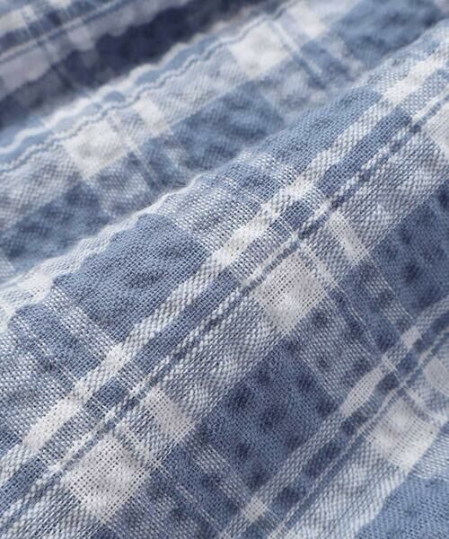 BeBe / べべ シャツ・ブラウス | 【お揃い】マドラスチェックサッカーティアードチュニックブラウス(80~150cm) | 詳細13