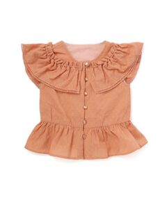 BeBe / べべ シャツ・ブラウス | 2wayオフショルフリルカラーノースリーブペプラムブラウス(100~160cm)