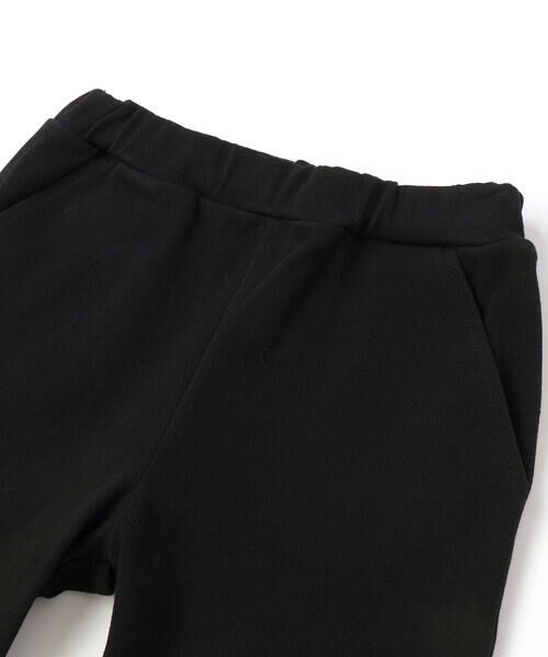 BeBe / べべ ショート・ハーフ・半端丈パンツ | 裾リボンモチーフツイルカプリパンツ(90~150cm) | 詳細13