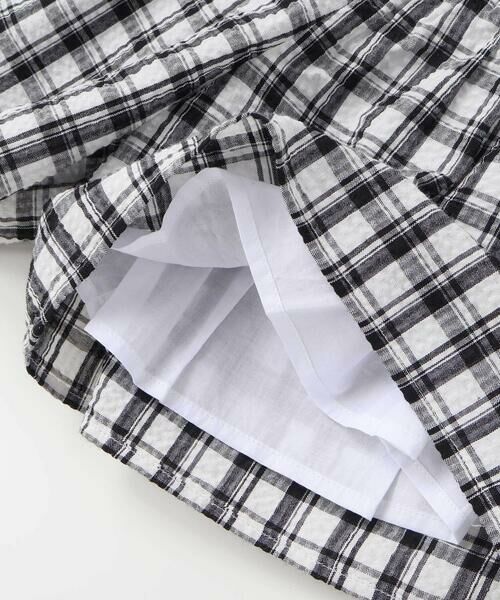 BeBe / べべ ショート・ハーフ・半端丈パンツ | 【お揃い】マドラスチェックサッカーフリルキュロットパンツ(90~150cm) | 詳細9