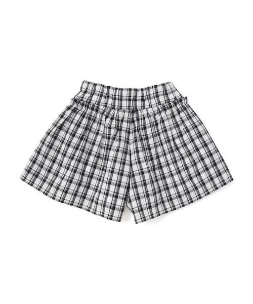 BeBe / べべ ショート・ハーフ・半端丈パンツ | 【お揃い】マドラスチェックサッカーフリルキュロットパンツ(90~150cm) | 詳細5