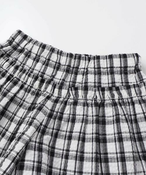 BeBe / べべ ショート・ハーフ・半端丈パンツ | 【お揃い】マドラスチェックサッカーフリルキュロットパンツ(90~150cm) | 詳細6