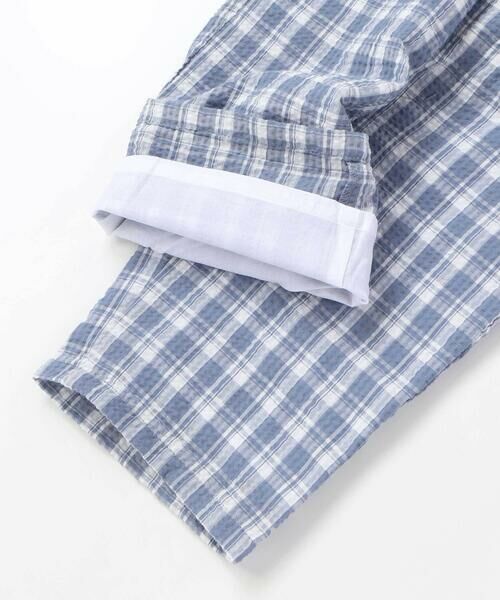 BeBe / べべ ショート・ハーフ・半端丈パンツ | 【お揃い】マドラスチェックサッカーポケット切り替えハーフパンツ(90~150cm) | 詳細10