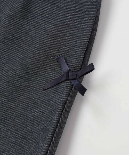 BeBe / べべ ショート・ハーフ・半端丈パンツ | デニムニットストレッチキュロットパンツ(100~150cm) | 詳細4