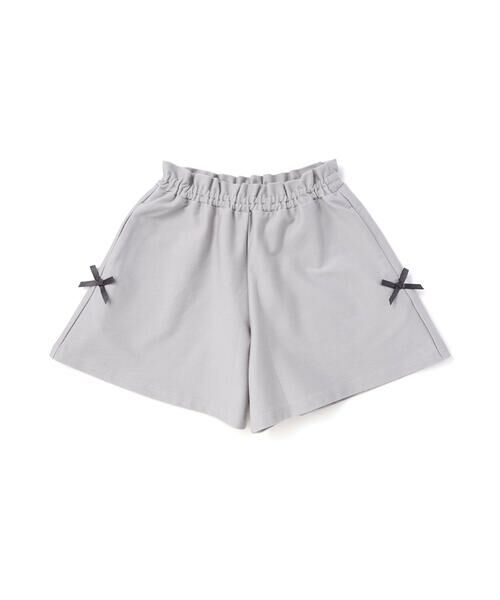 BeBe / べべ ショート・ハーフ・半端丈パンツ | デニムニットストレッチキュロットパンツ(100~150cm) | 詳細5