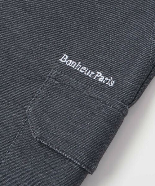 BeBe / べべ ショート・ハーフ・半端丈パンツ | デニムニットストレッチカーゴハーフパンツ(90~160cm) | 詳細7