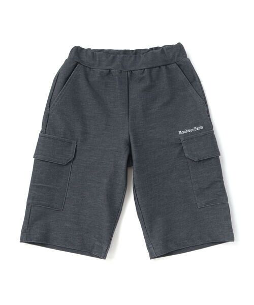 BeBe / べべ ショート・ハーフ・半端丈パンツ | デニムニットストレッチカーゴハーフパンツ(90~160cm) | 詳細3