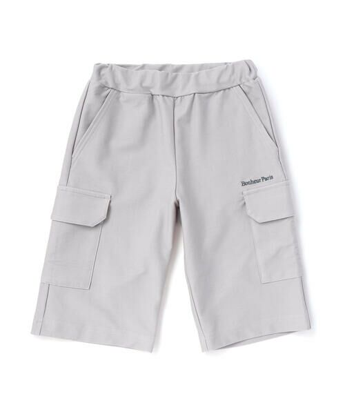 BeBe / べべ ショート・ハーフ・半端丈パンツ | デニムニットストレッチカーゴハーフパンツ(90~160cm) | 詳細12