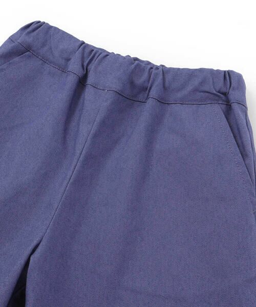 BeBe / べべ ショート・ハーフ・半端丈パンツ | 【抗菌・防臭】フラワー刺しゅうストレッチツイル6分丈ワイドパンツ(90~130cm) | 詳細6