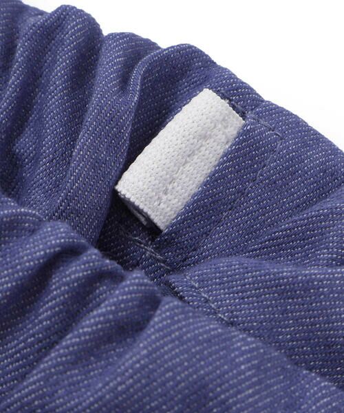 BeBe / べべ ショート・ハーフ・半端丈パンツ | 【抗菌・防臭】フラワー刺しゅうストレッチツイル6分丈ワイドパンツ(90~130cm) | 詳細10