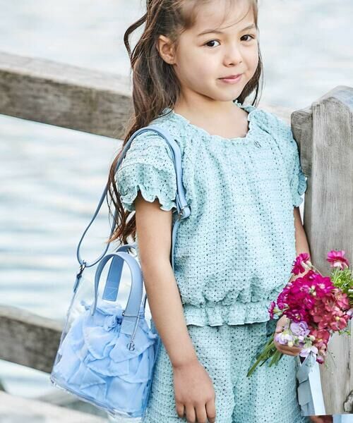 BeBe / べべ ショルダーバッグ | フリル巾着inクリアポシェット | 詳細1