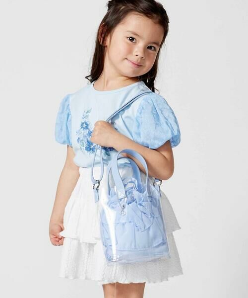 BeBe / べべ ショルダーバッグ | フリル巾着inクリアポシェット | 詳細2