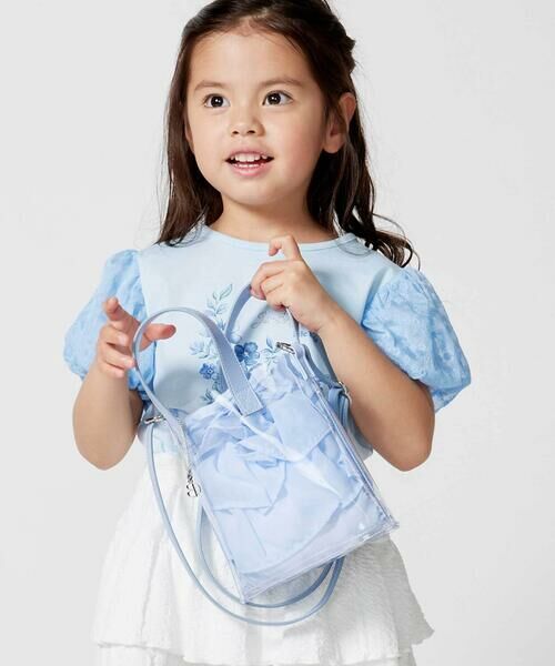 BeBe / べべ ショルダーバッグ | フリル巾着inクリアポシェット | 詳細3