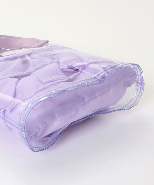 BeBe / べべ ショルダーバッグ | フリル巾着inクリアポシェット | 詳細11